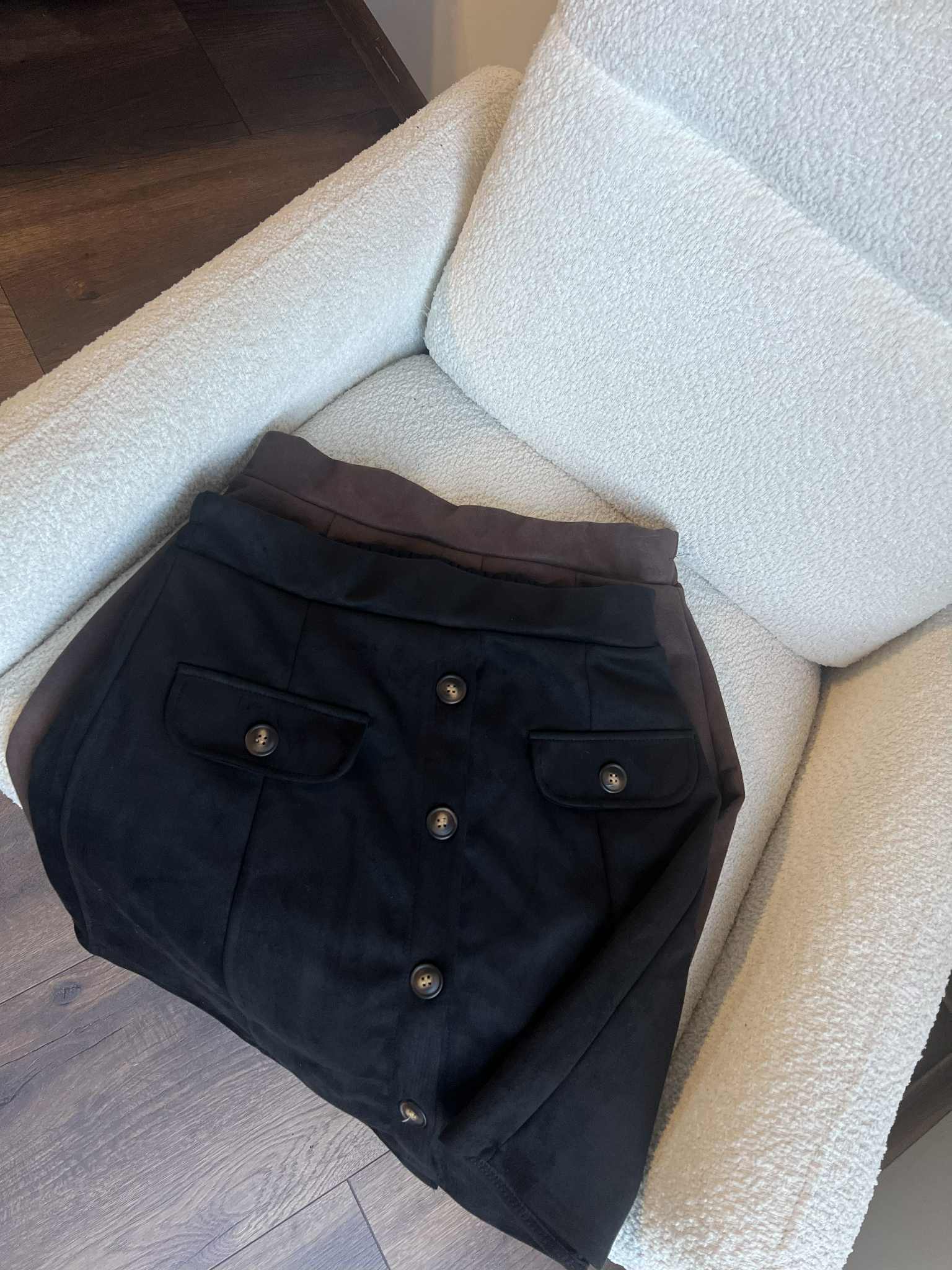 Stilingas velveto sijonas - Image 4